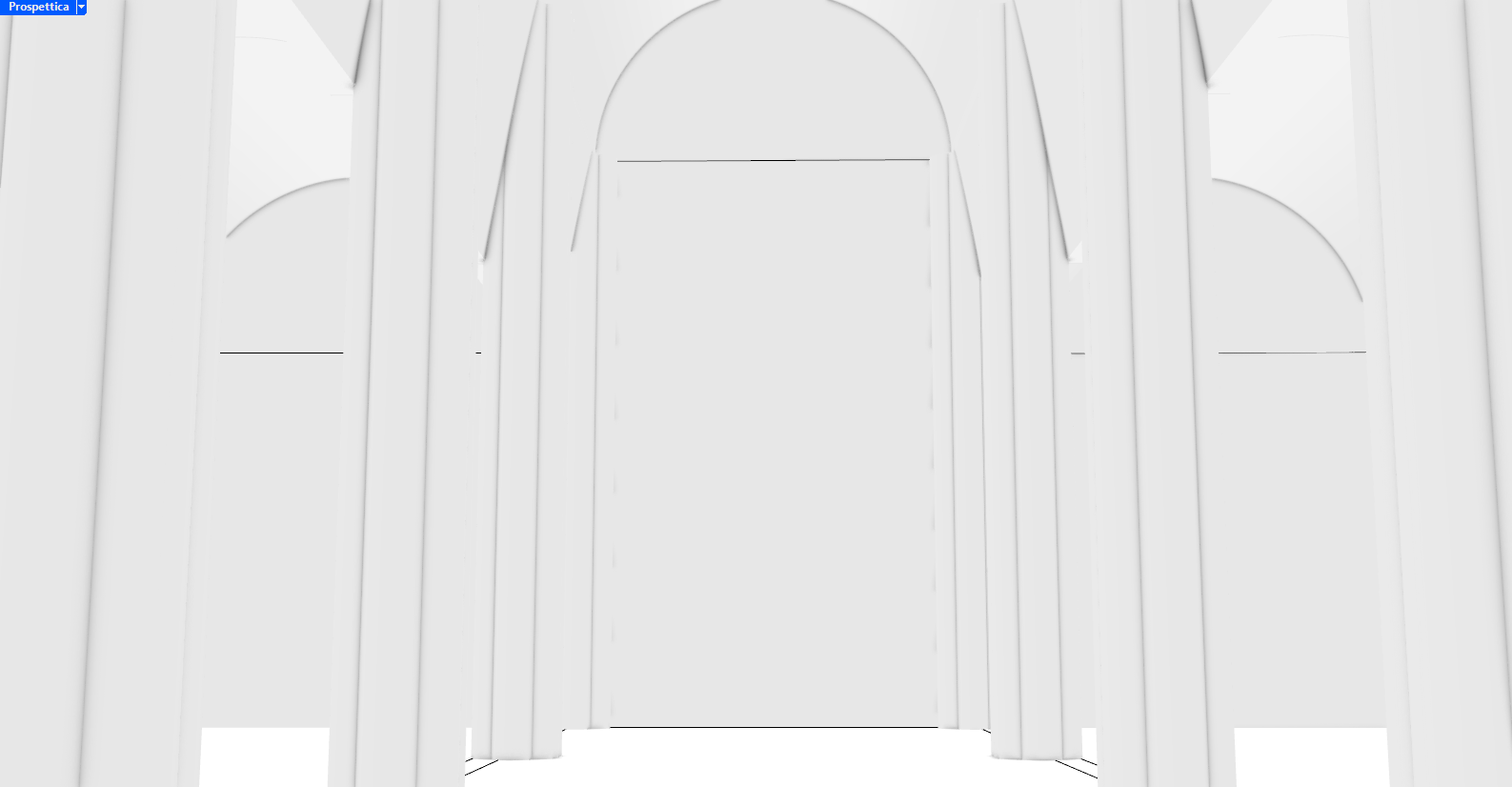 Foto Rendering Dell' Interno chiesa 3D