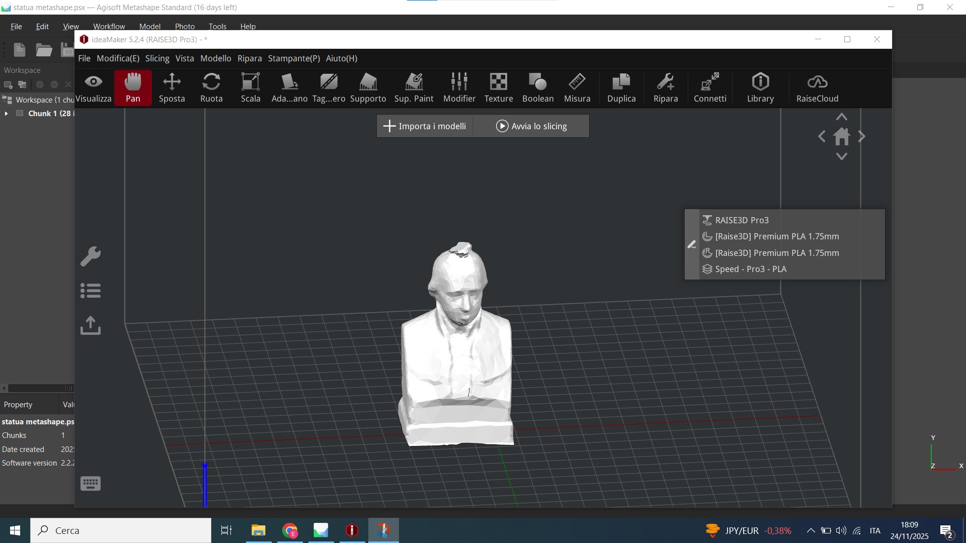 prodotto finale con la riparazione