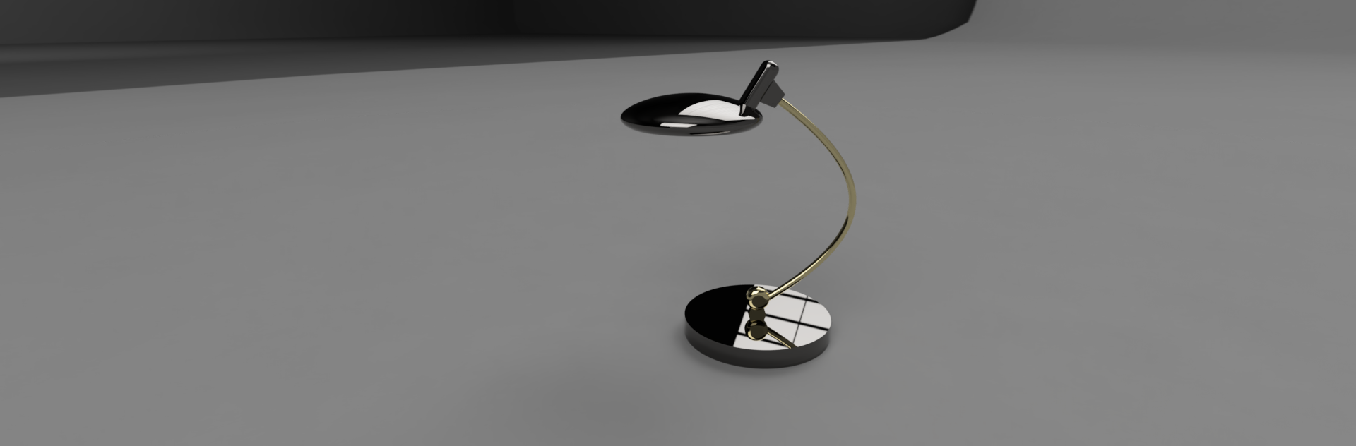 render della lampada