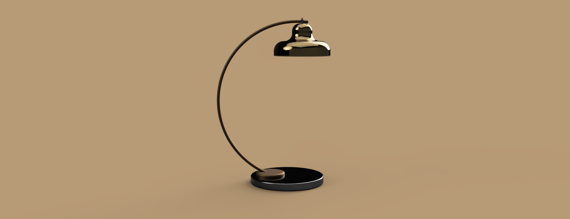 rendering della lampada