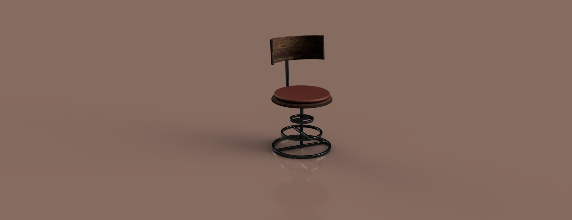 rendering della sedia