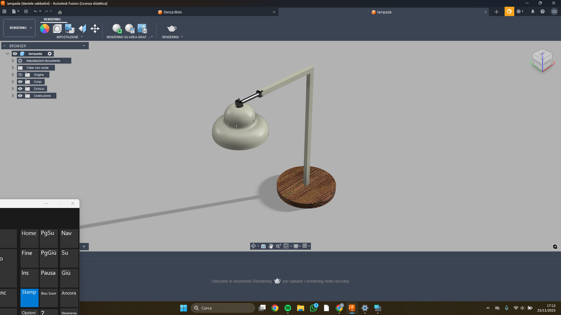 lampada render