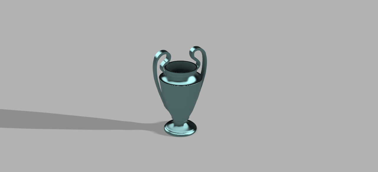 coppa con il rendering