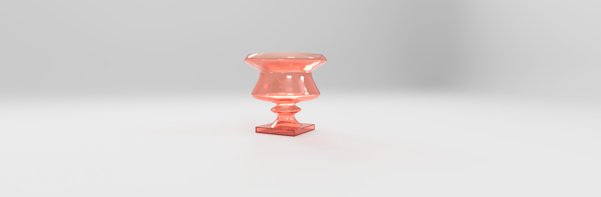 Foto del rendering del vaso