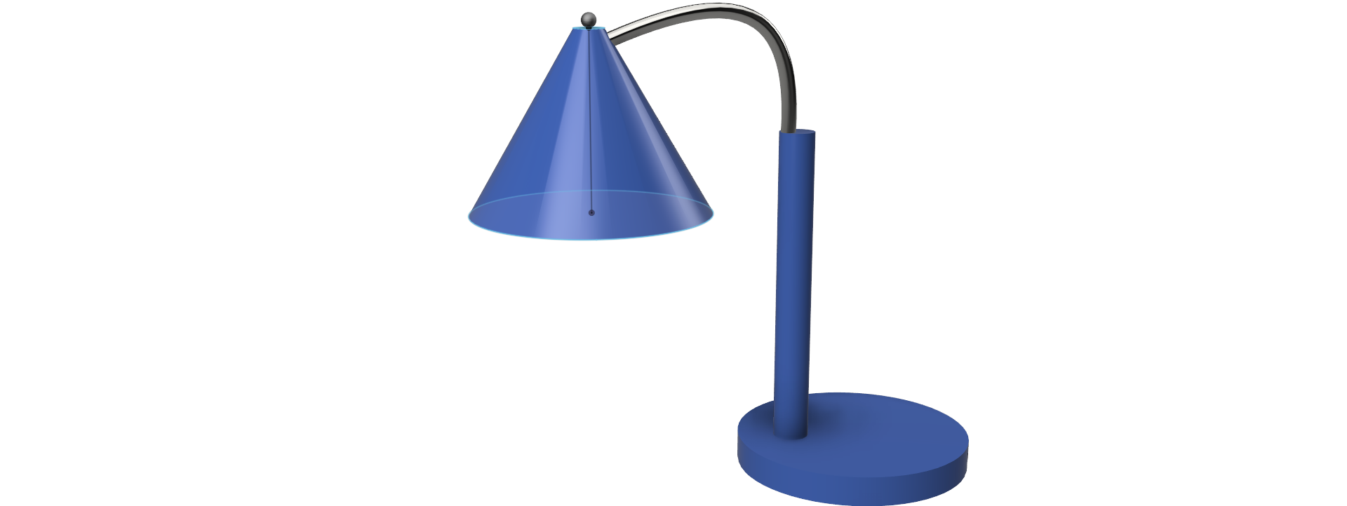 ho disegnato la lampada della mia cattedra 