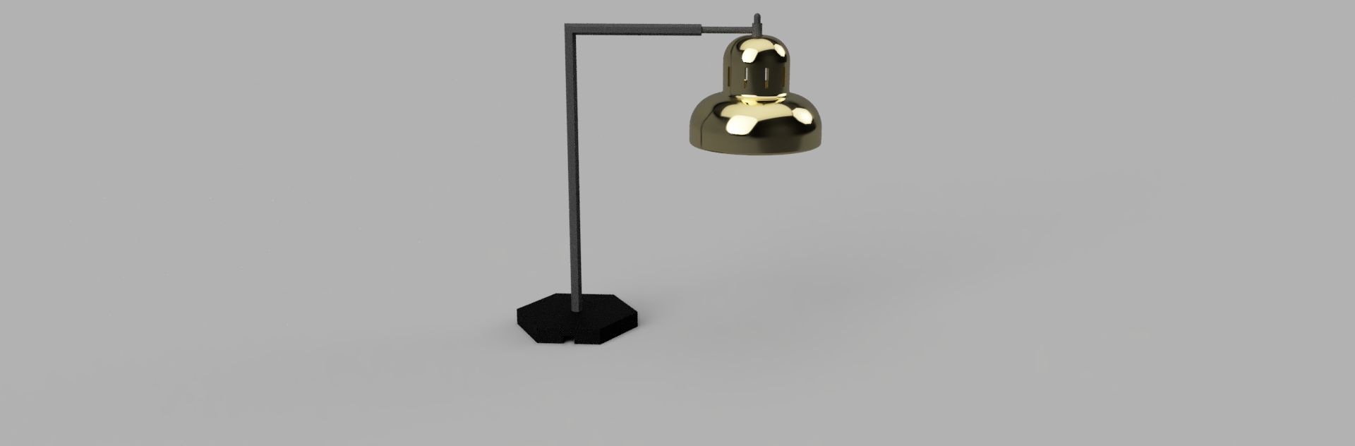 Render della lampada 