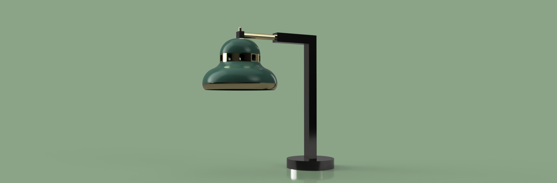 render della lampada