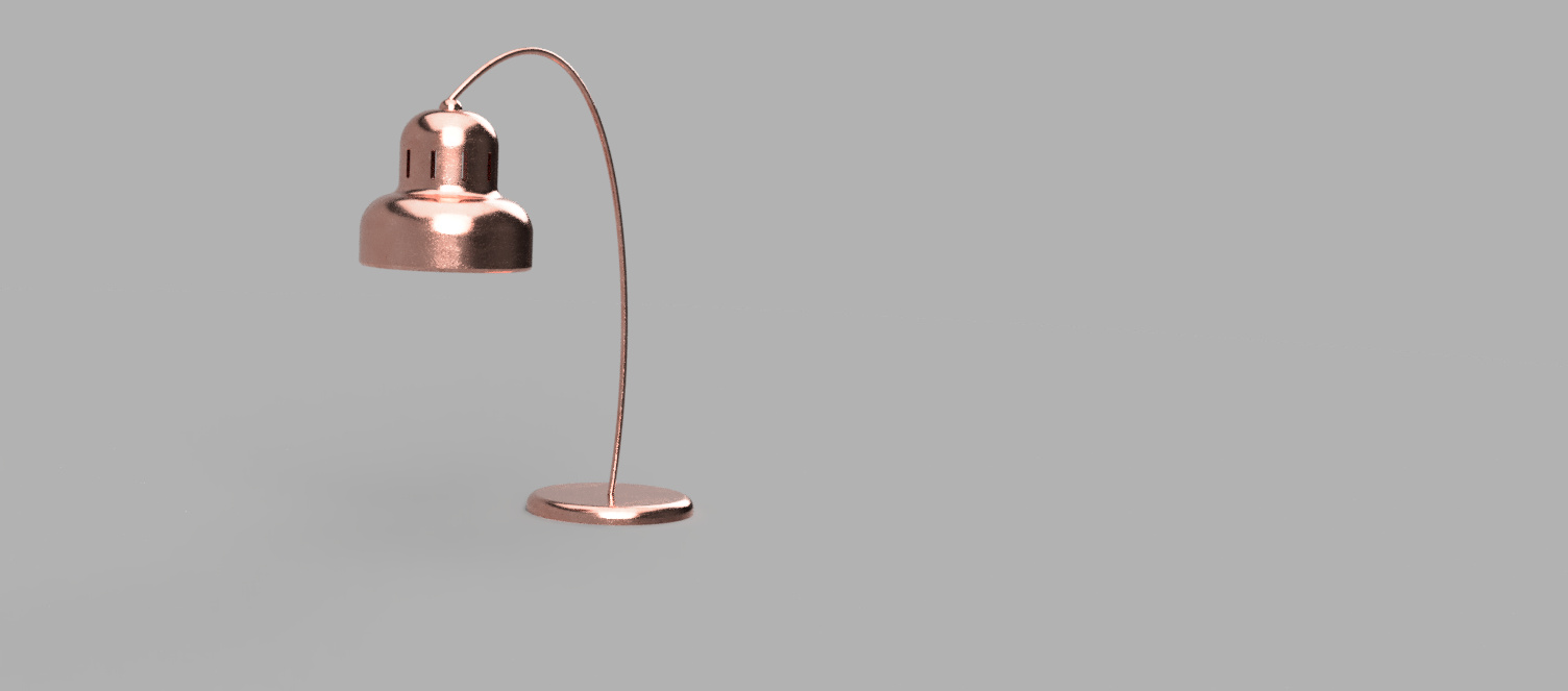 render della mia lampada