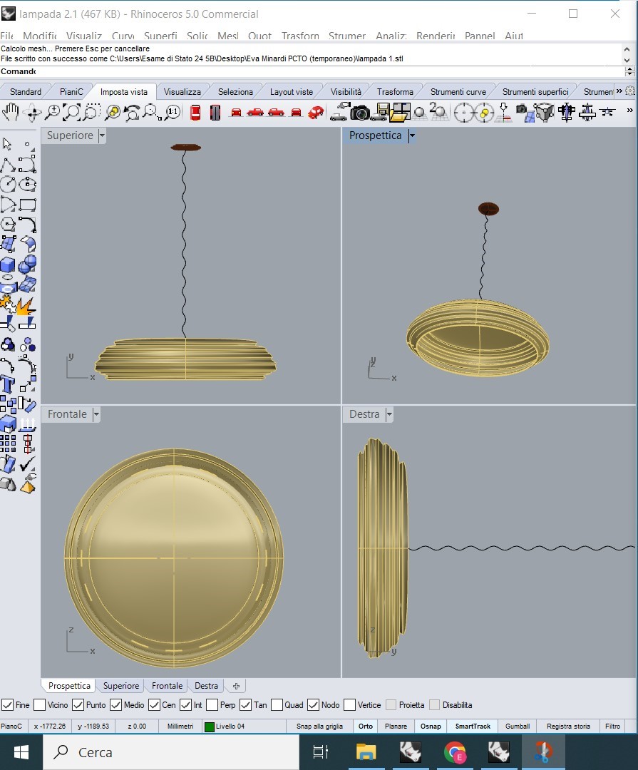 sceenshot seconda lampada 