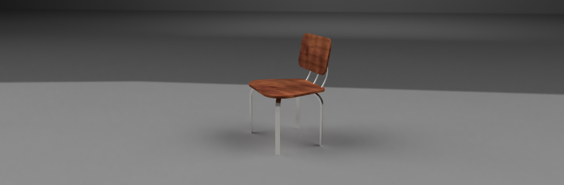 rendering della sedia