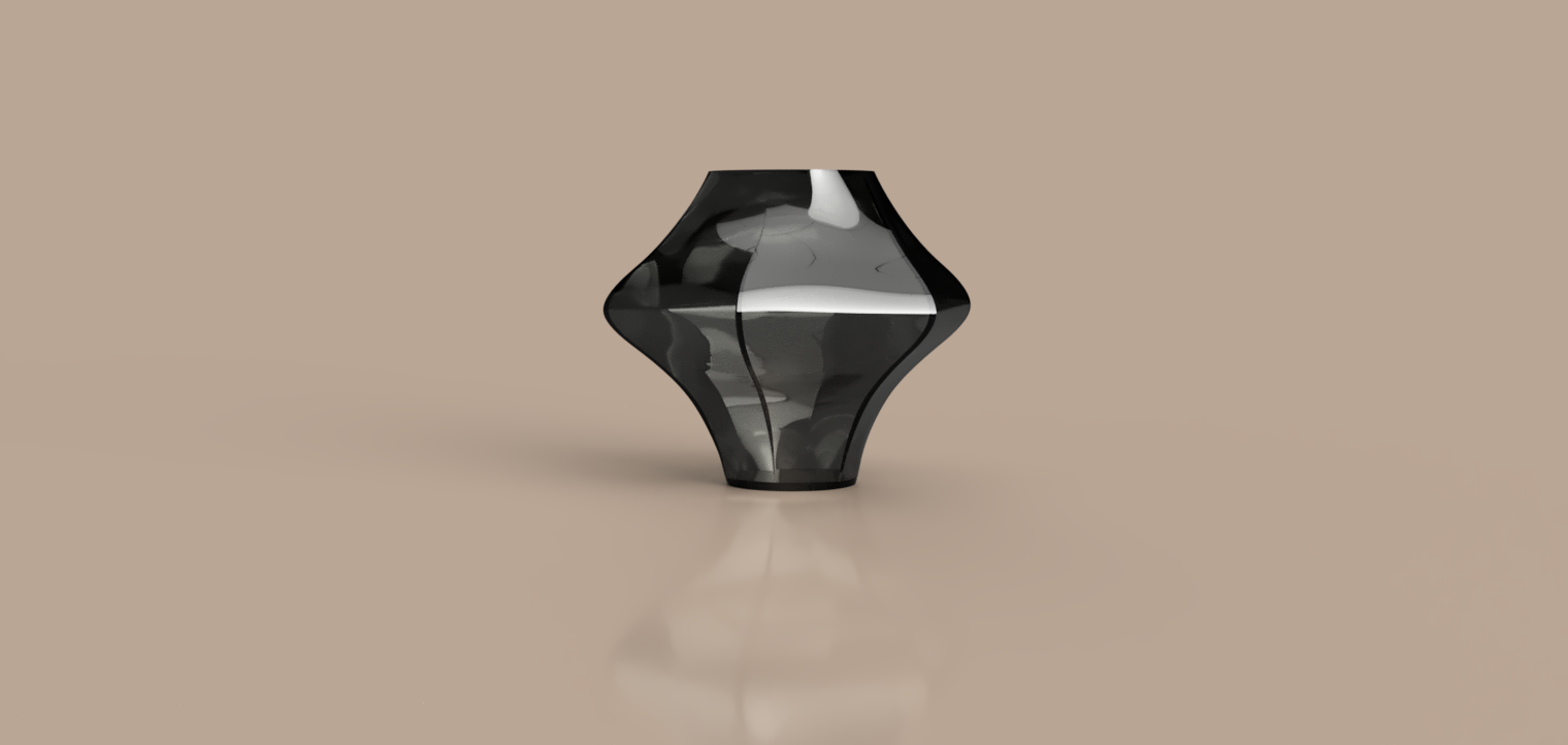 rendering del vaso realizzato con il video che ci è stato fornito