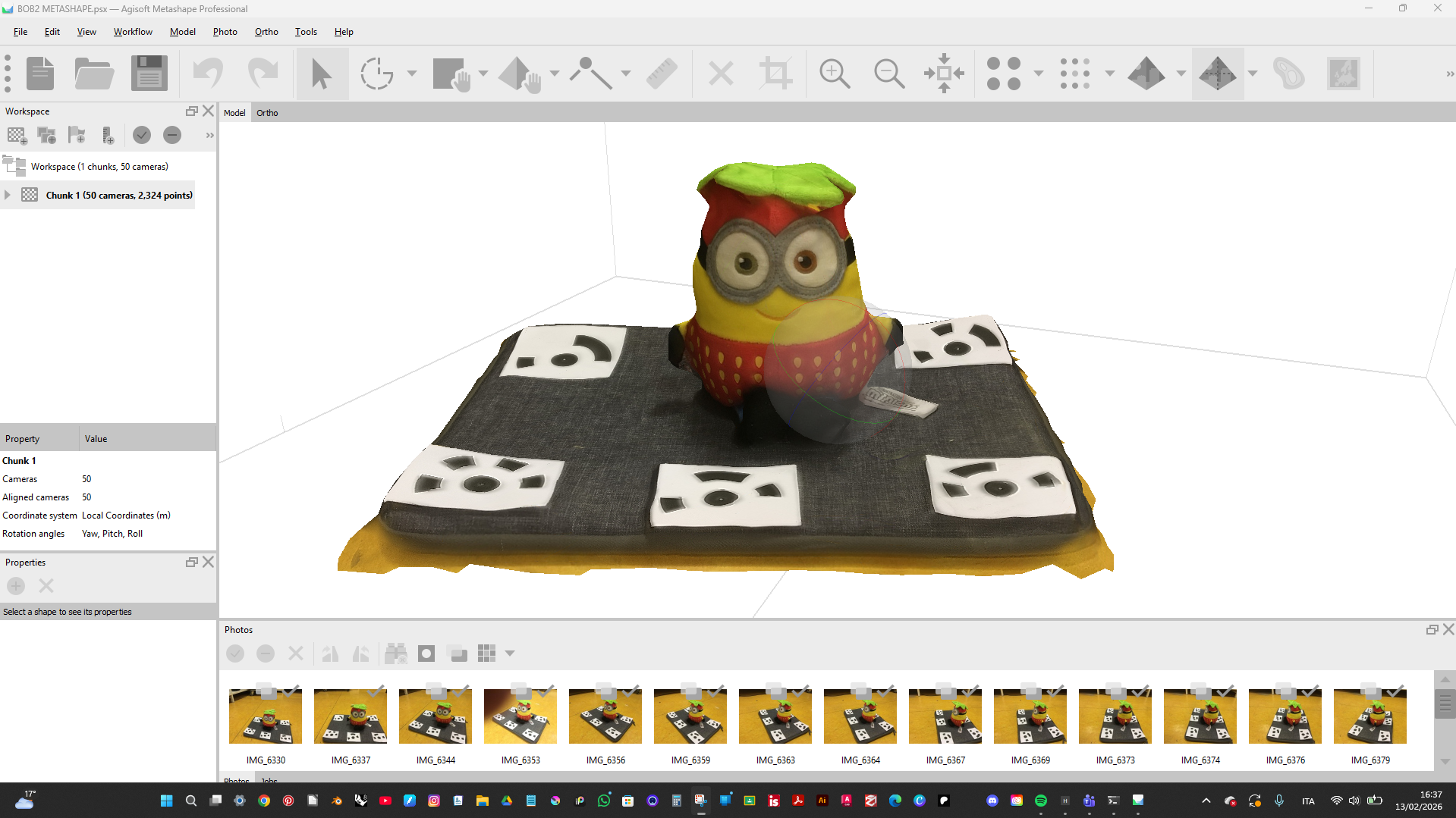 screen bob metashape