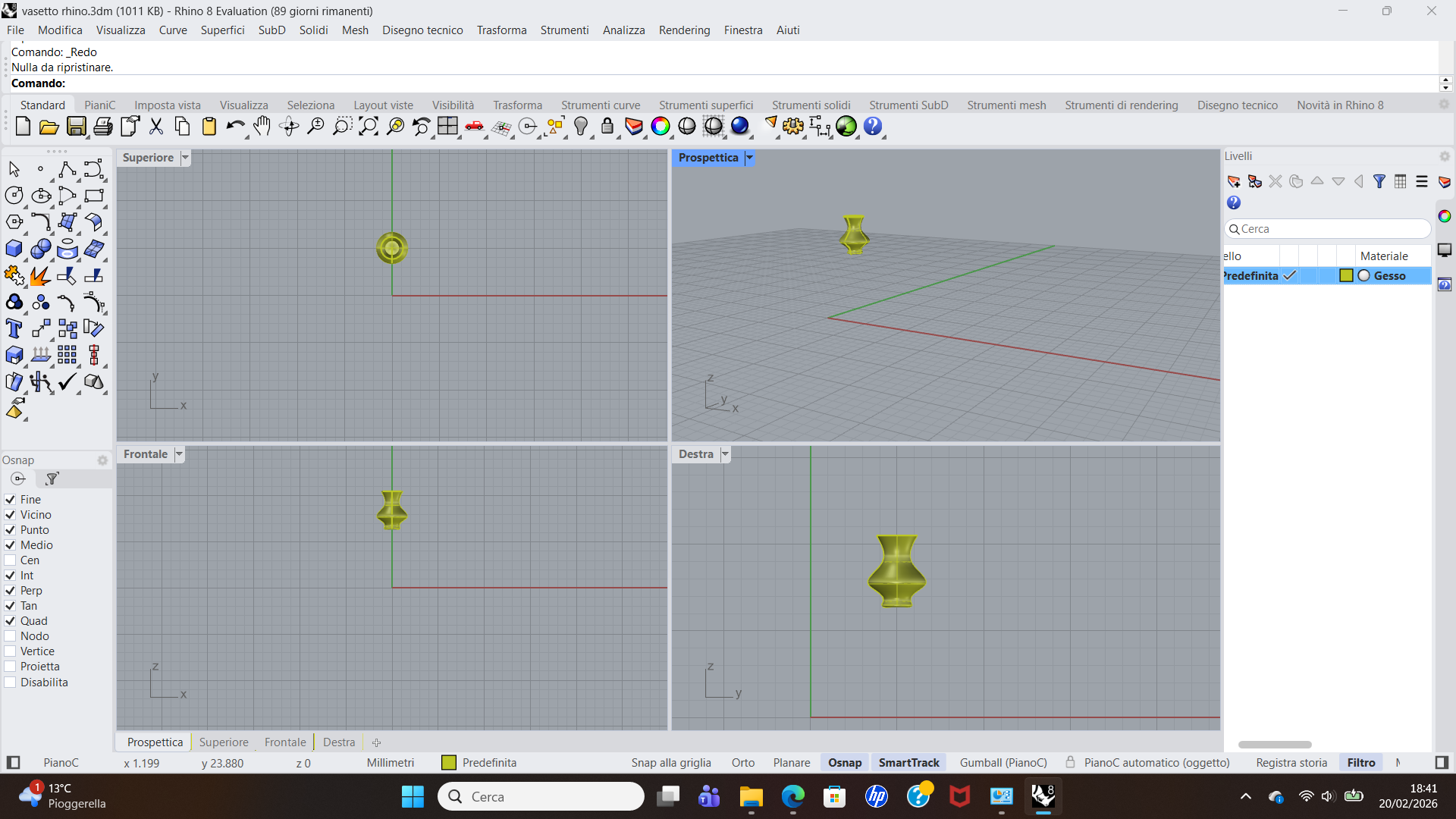 spero che questa volta vada bene. 