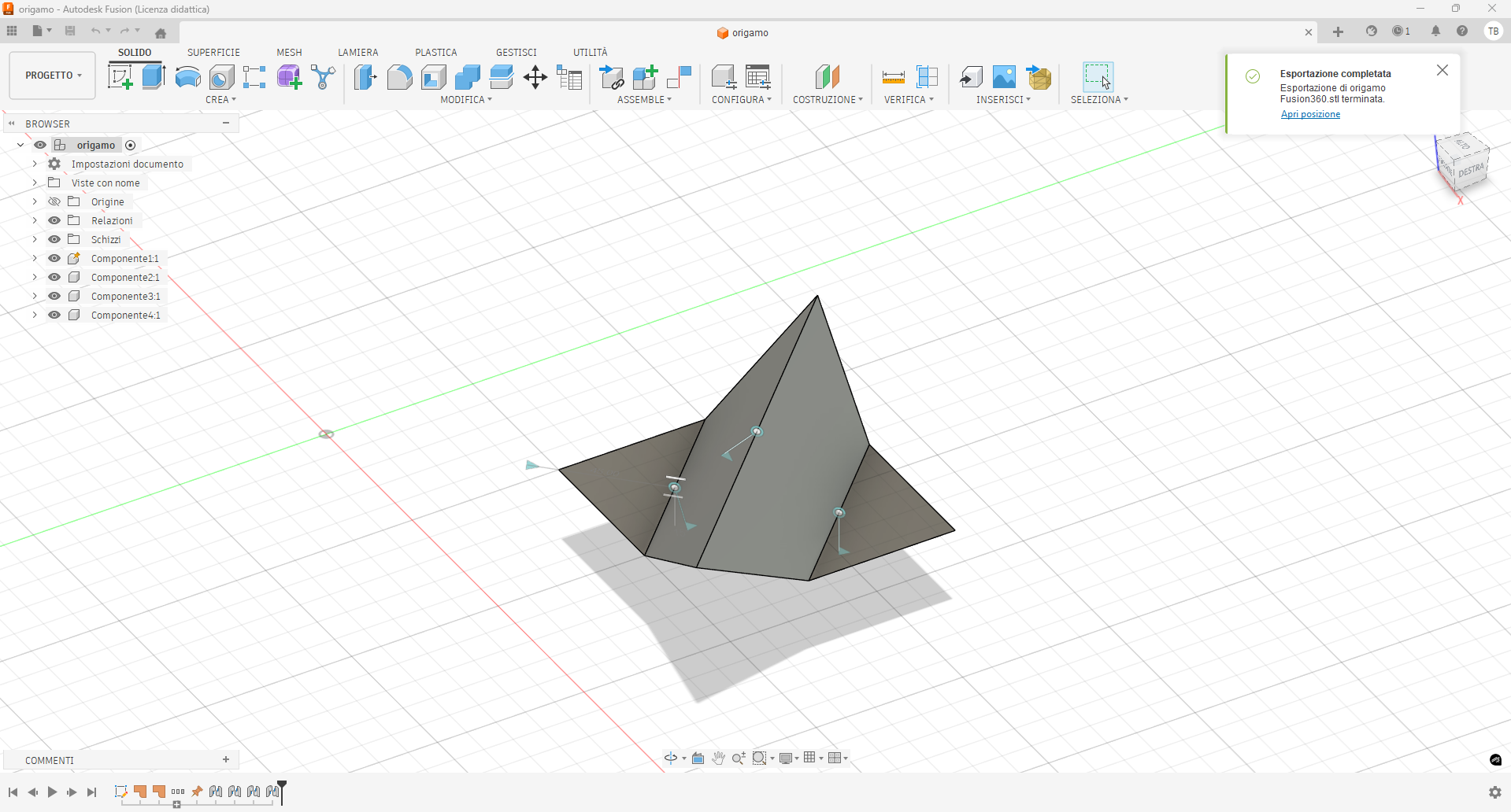 Origami Fusion360