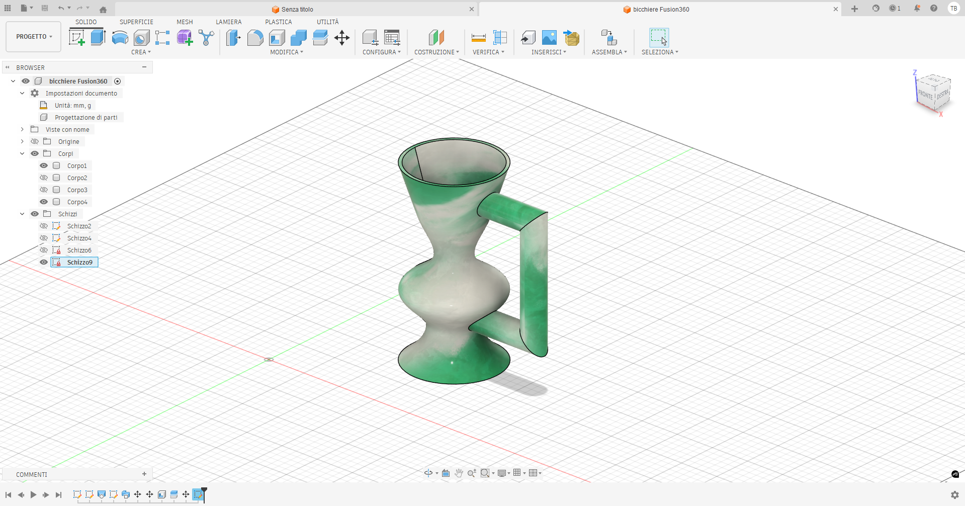 Tazza Fusion360
