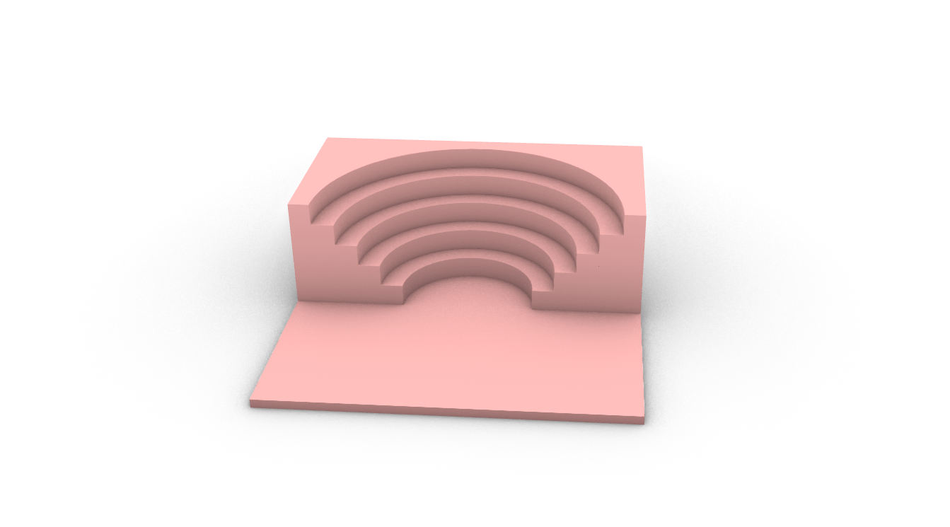 Screenshot della vista prospettica dell' anfiteatro